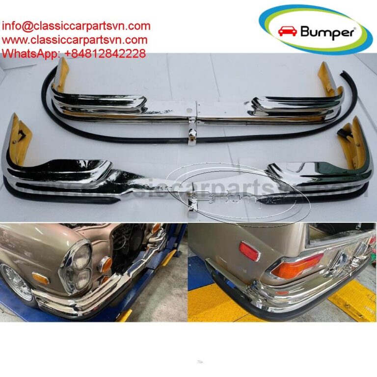 Mercedes W111 W112 280SE 3,5L V8 Cabriolet (1969-1971) bumpers